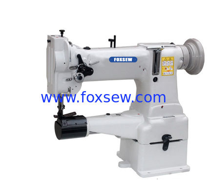 Single Needle Cylinder Arm Compound Feed Heavy Duty Lockstitch Sewing Machine