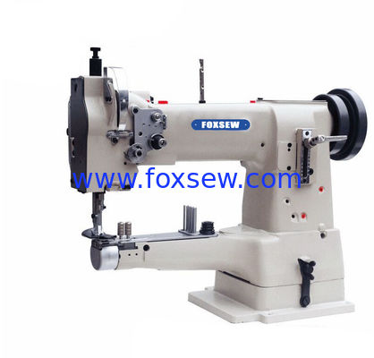 Single Needle Cylinder Bed Walking Foot Unison Feed Heavy Duty Lockstitch Sewing Machine for Tape Binding